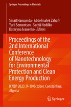 Springer Proceedings in Materials- Proceedings of the 2nd International Conference of Nanotechnology for Environmental Protection and Clean Energy Production