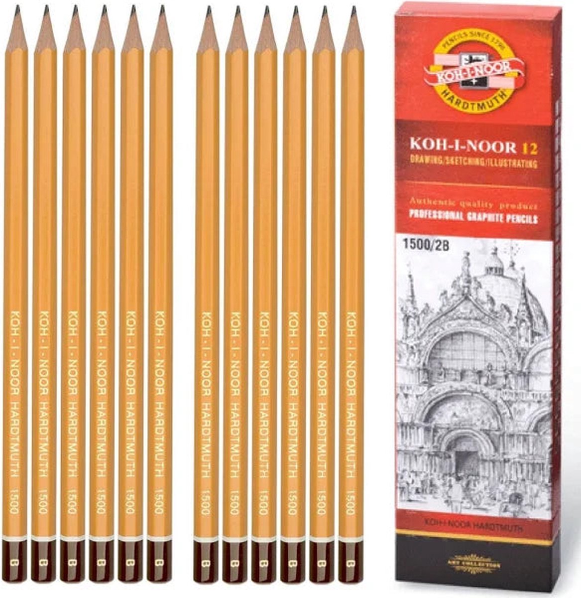 Koh-I-Noor DHF1500 2H 12 stuk(s)