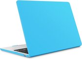 Laptopcover - Geschikt voor MacBook Air 13,6 inch - Case - Cover Hardcase - A2681 M2 (2022) - Matte Lichtblauw