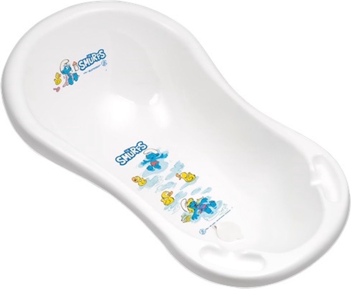 Goedkoopste Kinder badje - De smurfen - Met stopper - 100x50x30cm - 0-36 maanden