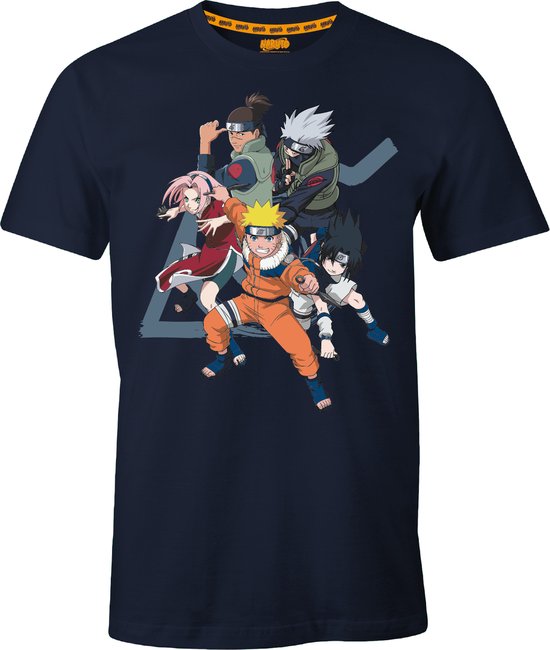 Naruto - Mannen T-Shirt - Zwart - XL