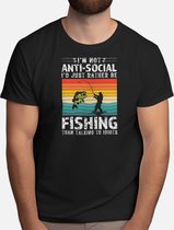 I’d just Rather be Fishing - T Shirt - Fishing - Gift - Cadeau - Angling - Fisherman - CatchOfTheDay - Vissen - Hengelsport - Visser - VangstVanDeDag - Vliegvissen