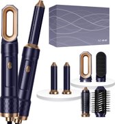 Heteluchtborstel set - 6in1 Air Styler - Haardroger met Borstel - Föhnborstel - Krulborstel - Stijlborstel - Thermal Brush - Hair Dryer