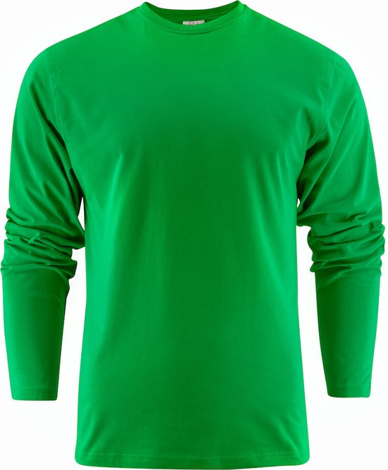 Printer HEAVY T-SHIRT L/S 2264016 - Frisgroen - S