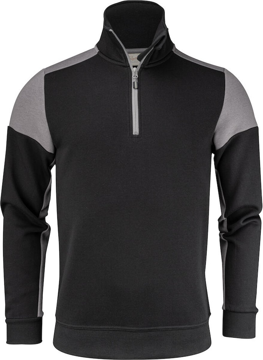 Printer PRIME SWEATER PRIME HALFZIP 2262069 - zwart/staalgrijs - XL