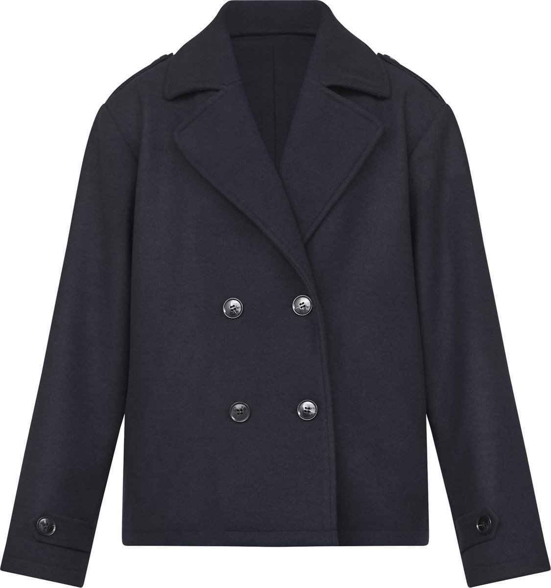 SISTERS POINT Caleb-new Dames Jas - Navy - Maat L