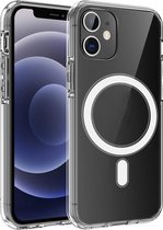 Phreeze Back Cover - Geschikt voor iPhone 11 Hoesje - Ultra HD Transparant Case - Met Magneet Cirkel - Doorzichtige Cover - Magneet