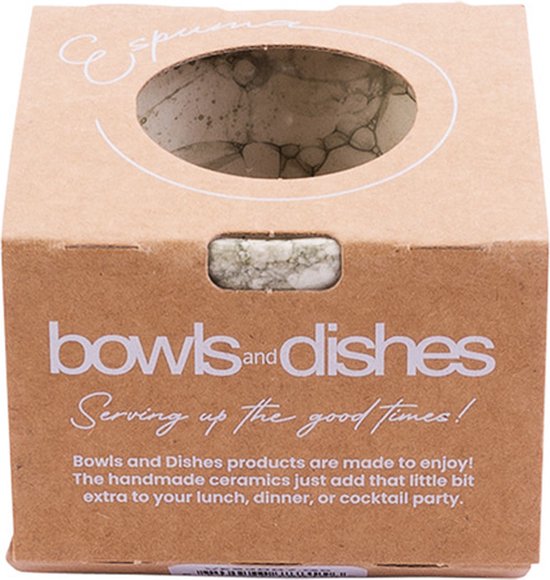 Bowls and Dishes Plat en Poterie Espuma | bol | Plat à tapas | Klein bol | Services de table Bol | Accessoire maison - 2 pièces - 7 centimètres Ø - Vert - lot de 2 pcs - Astuce cadeau !
