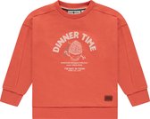 Stains and Stories boys sweatshirt Jongens Trui - grapefruit - Maat 140