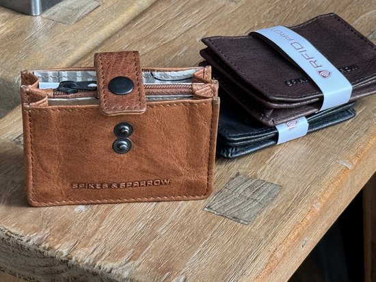 Spikes en Sparrow Billfold Portemonnee RFID Brandy | Shop Online