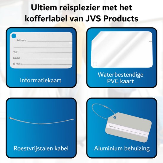 Honizer AIDA Kofferlabels, 19 x 11 cm, transparante kofferlabels voor cruises met metalen band, robuuste kofferborden, aanhanger voor Aida TUI Mijn schip, 8 stuks