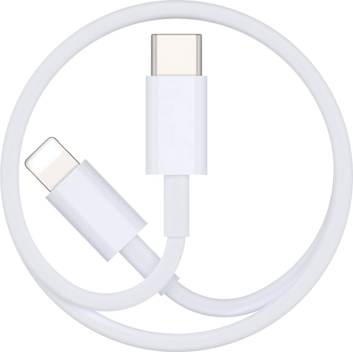 PD kabel Geschikt voor: Apple iPhone 5 / 6 / 7 / 8 / X / XS / XR / 11 / 12 / 13 / 14 / Mini / Pro Max - kabel - oplaadkabel - USB-C / Type-C Geschikt voor Lightning USB kabel - Snellader - laadkabel - 1 Meter - LuxeBass
