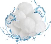 Filter Ballen voor zwembad - Filter Bollen voor zandfilter - Filterballen - Filterzand - 0.7 kg - Polyethyleen - Wit - 6 x 6 x 6 cm