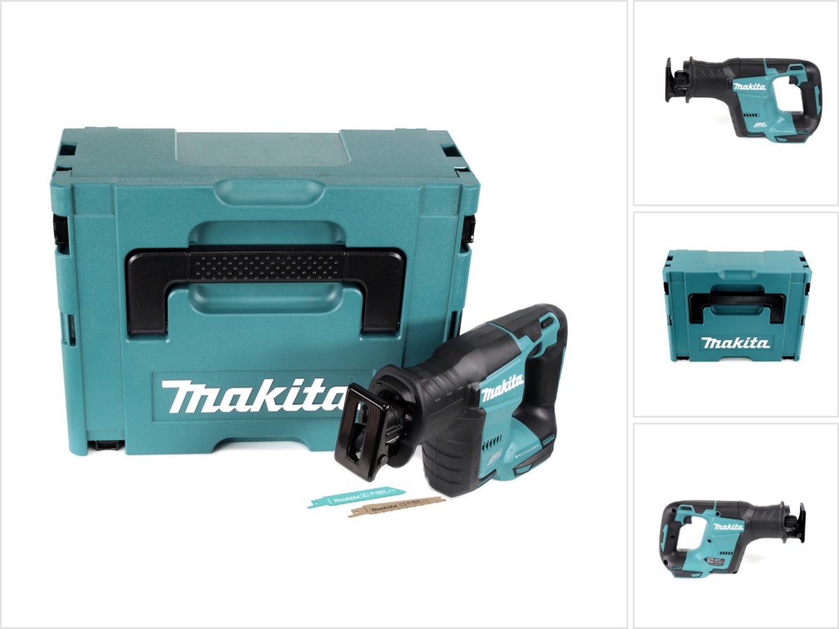 Makita DJR 188 ZJ Accu Reciprozaag 18 V Brushless Solo in Makpac - zonder accu, zonder oplader