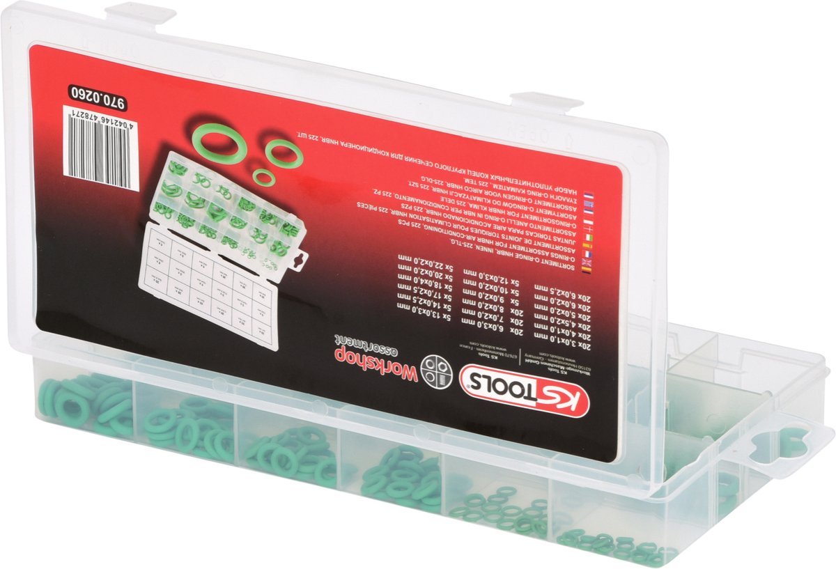 Assortimentsdoos Afdichtringen KS-Tools 141-delig