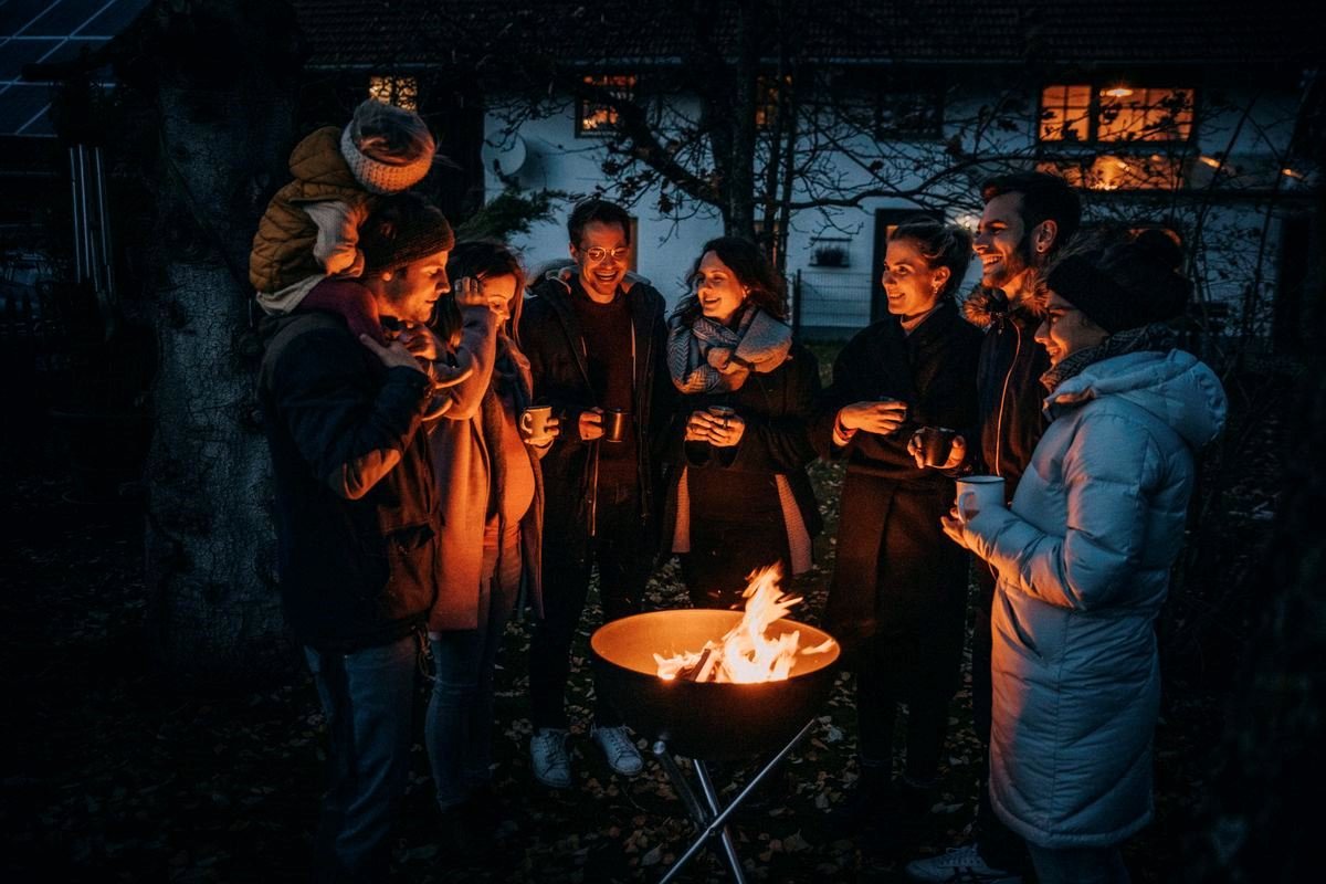 Höfats Bowl Vasque à feu avec support haut