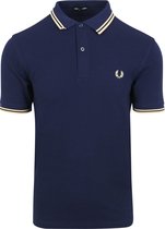 Fred Perry - Polo M3600 Royal Blauw U95 - Slim-fit - Heren Poloshirt Maat S