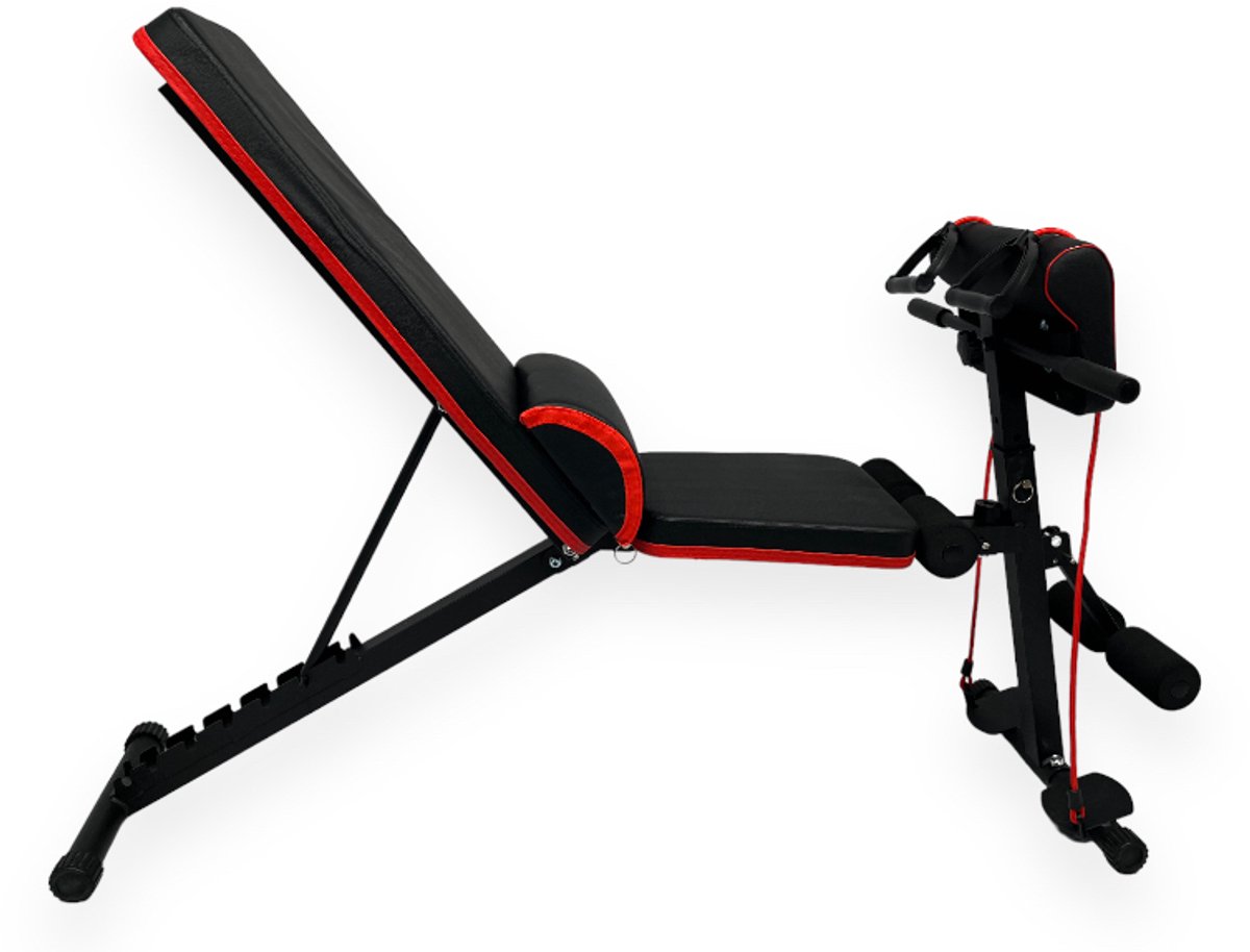 Padisport - Verstelbare bank- Adjustable bench - Fitness bank - Halterbank - Halter bank - Buikspier bank