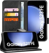 Hoesje geschikt voor Samsung Galaxy S23 FE - Portemonnee Book Case Zwart