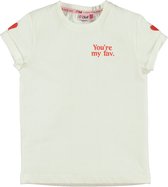 Meisjes t-shirt - Elizabeth - Wit