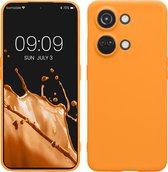 kwmobile telefoonhoesje geschikt voor OnePlus Nord 3 5G - Hoesje voor smartphone - Precisie camera uitsnede - In fruitig oranje