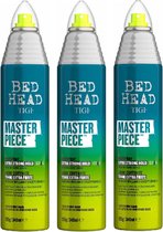Bed Head by TIGI - Masterpiece - Laque pour cheveux - Pour Cheveux brillants - Tenue forte - Pack économique - 3 x 340 ml