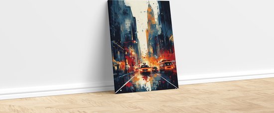 Poster New York Street Art - Taxi - Graffiti Art - Posters à encadrer - 43,2 x 61 cm (A2+)