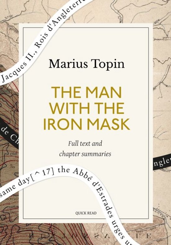 The man with the iron mask: A Quick Read edition - cover