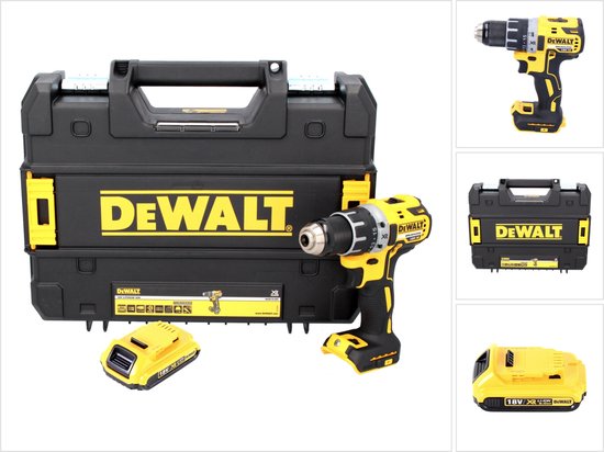 DeWalt DCD 791 NT accuboormachine 18 V 70 Nm borstelloos + 1x accu 2.0 Ah + TSTAK - zonder lader