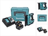Makita DBN 500 RFJ accu staande spijkermachine 18 V 15-50 mm + 2x accu 3.0 Ah + lader + Makpac