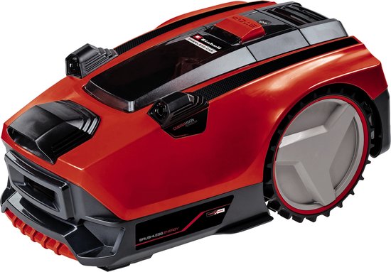 Einhell Accu Robotmaaier FREELEXO CAM 500 – 18 V/Li-ion – Power X-Change – Camera in plaats van begrenzingsdraad – Aanbevolen gazonoppervlakte: tot 500 m² – Maaibreedte 18 cm – Diefstalbeveiliging – Incl. 1x 3.0 Ah Accu