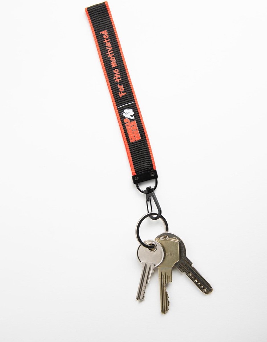 Gorilla Wear Sleutelhanger - Lanyard Keychain - Zwart