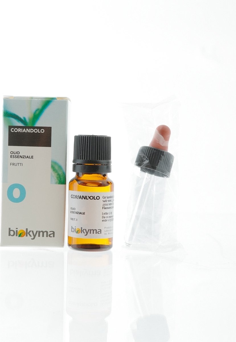 Goedkoopste Biokyma - Koriander extra zuivere essentiële olie 10 ml - Etherische olie voor Aromatherapie, Verdamping, Massage en intern gebruik