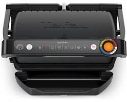 Tefal OptiGrill+ GC7178 Slimme Contactgrill - 6 Automatische Programma's - Gaarheidsindicator - Uitneembare & vaatwasbestendige platen - Makkelijk schoonmaken - 2000W - Zwart