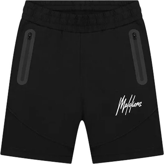 Malelions sport counter short in de kleur zwart.
