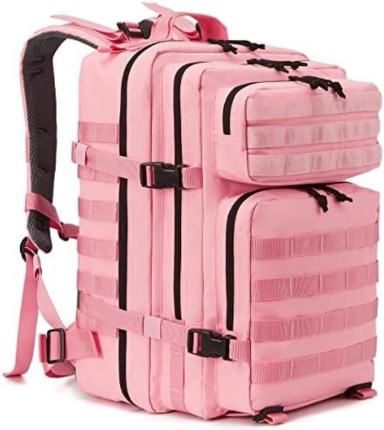 Militaire rugzak - Leger rugzak - Tactical backpack - Leger backpack - Leger tas - 45cm x 33cm x 29cm - 45L - Roze