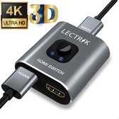 Switch HDMI - Répartiteur - Bidirectionnel - Extendeur - 4k@60Hz - 2 en 1 sortie / 1 en 2 sorties