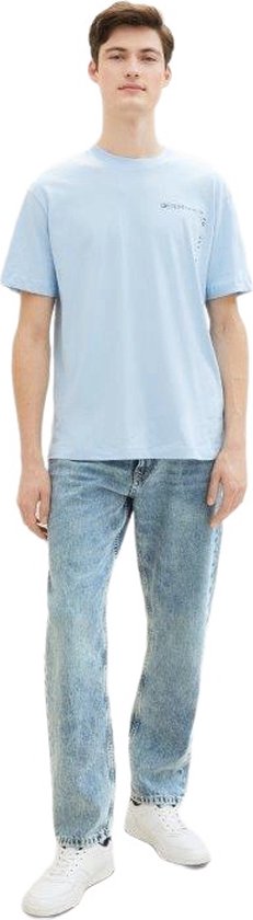 Tom Tailor Denim Heren Jeans Broeken LOOSE STRAIGHT comfort/relaxed Fit Blauw 36W / 32L Volwassenen