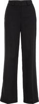 WE Fashion Dames wide leg pantalon van linnenmix