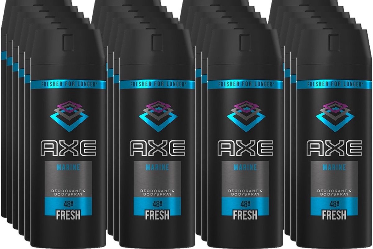 Goedkoopste Axe Deo Spray 150 ml Marine - Voordeelverpakking 24 stuks
