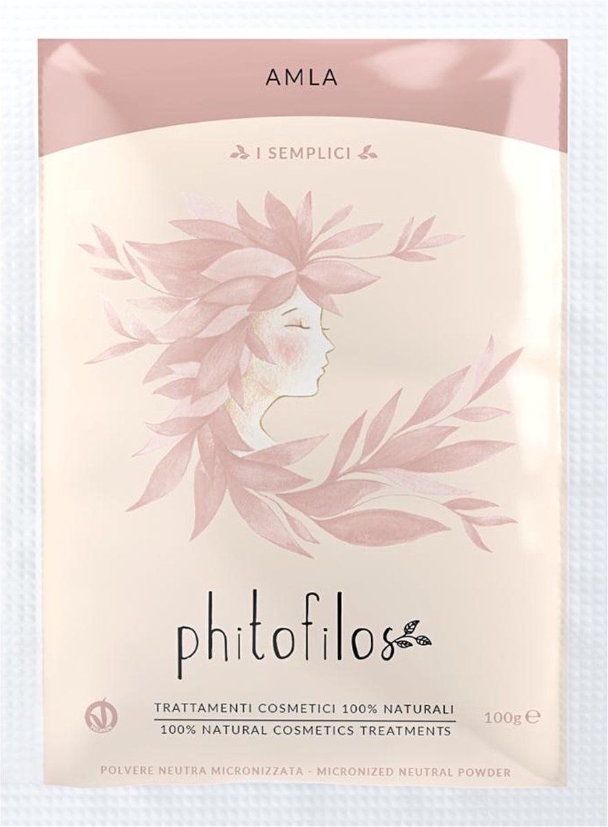 Phitofilos biologische AMLA poeder voor herstellend en voeden van het haar 100gr