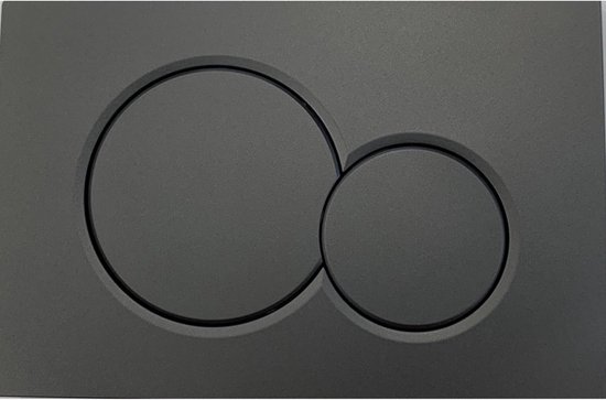 Raybro Bedieningsplaat Cortado 35 245 × 165 × 12,6 mm in zwart, mat