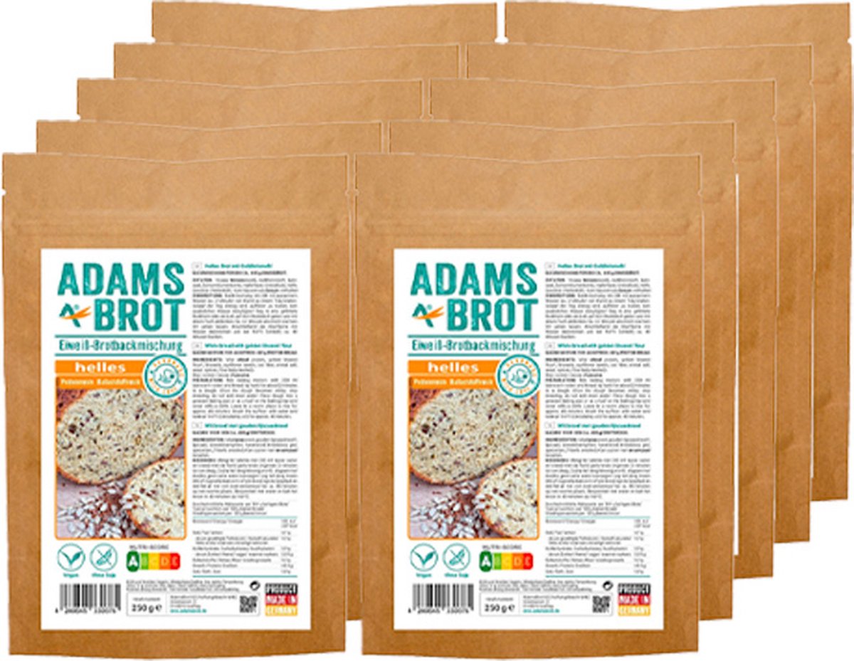 Adams Brot | Broodmix Wit | 10 Stuks | 10 stuks