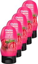 Diablo | No Added Sugar | Strawberry Dessert Sauce | 5 Stuks | 5 x 355 gram