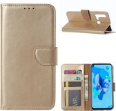 Xssive Hoesje Voor Huawei P20 Lite 2019 - Book Case - Goud