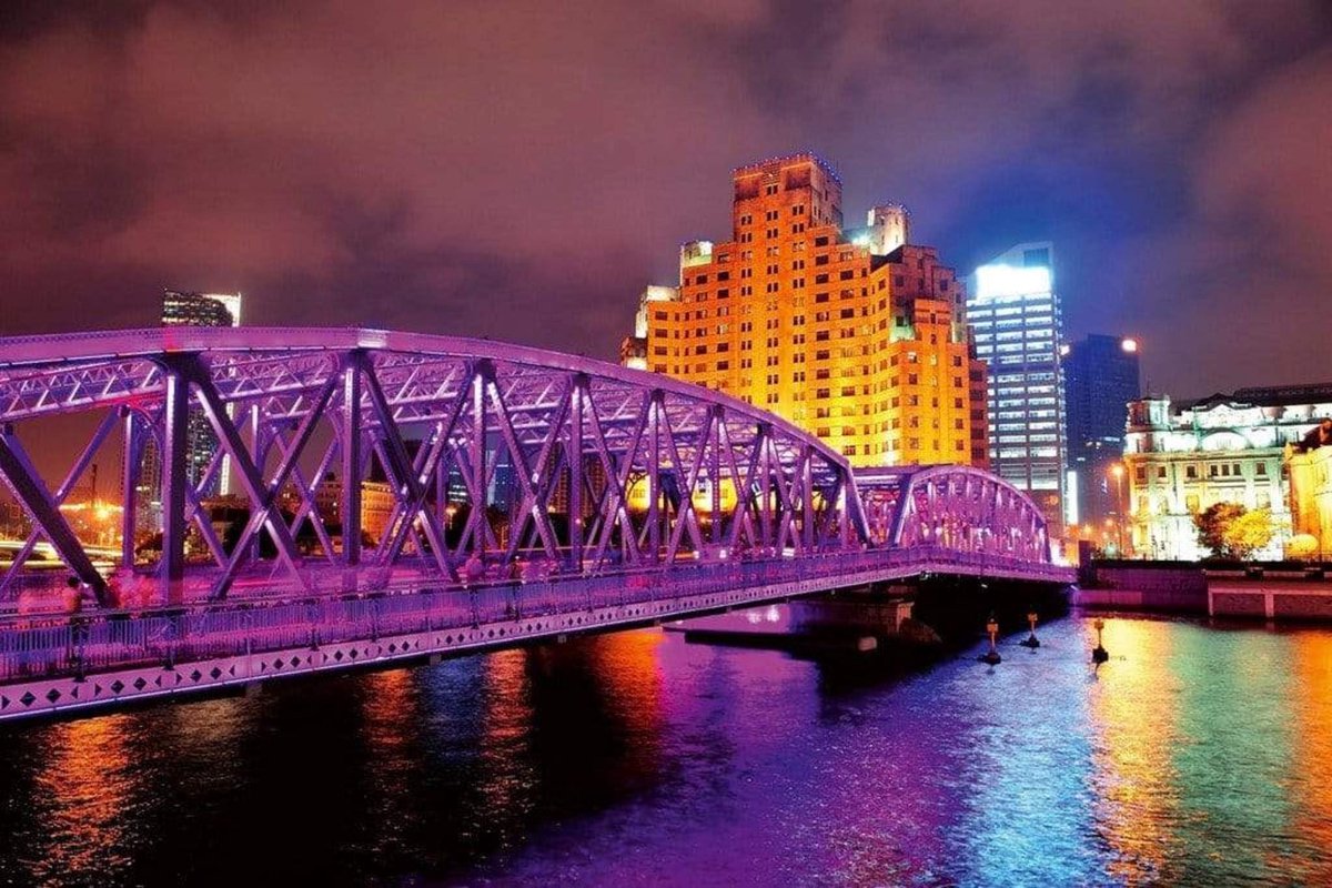 Fotobehang - Shanghai 375x250cm - Vliesbehang