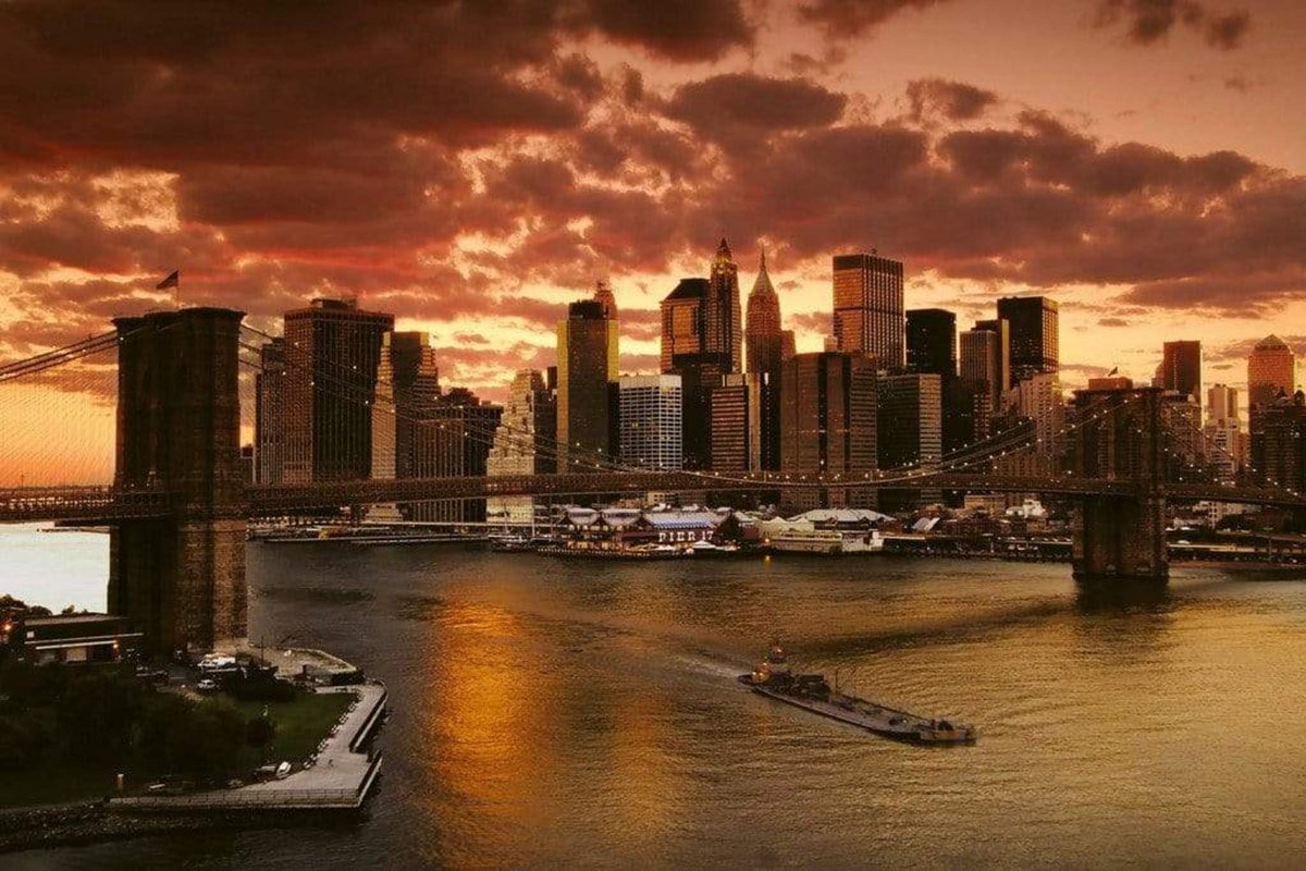 Fotobehang - New York 375x250cm - Vliesbehang