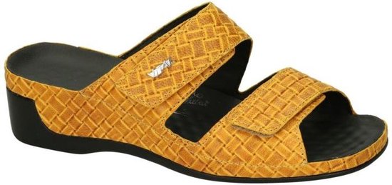 Vital -Dames - oker - slippers & muiltjes - maat 41