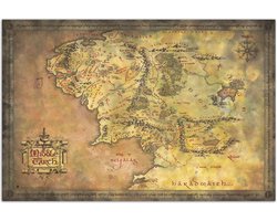 Poster Lord of the Rings - Map of Middle Earth 91,5x61cm
