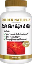 Golden Naturals Rode Gist Rijst & Q10 (360 veganistische tabletten)